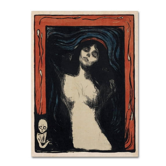 Edvard Munch 'Madonna 2' Canvas Art