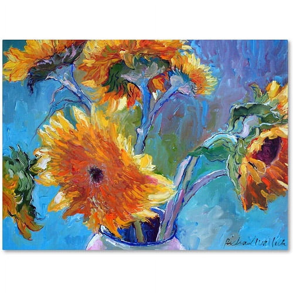 Richard Wallich 'Sun 5' Canvas Art
