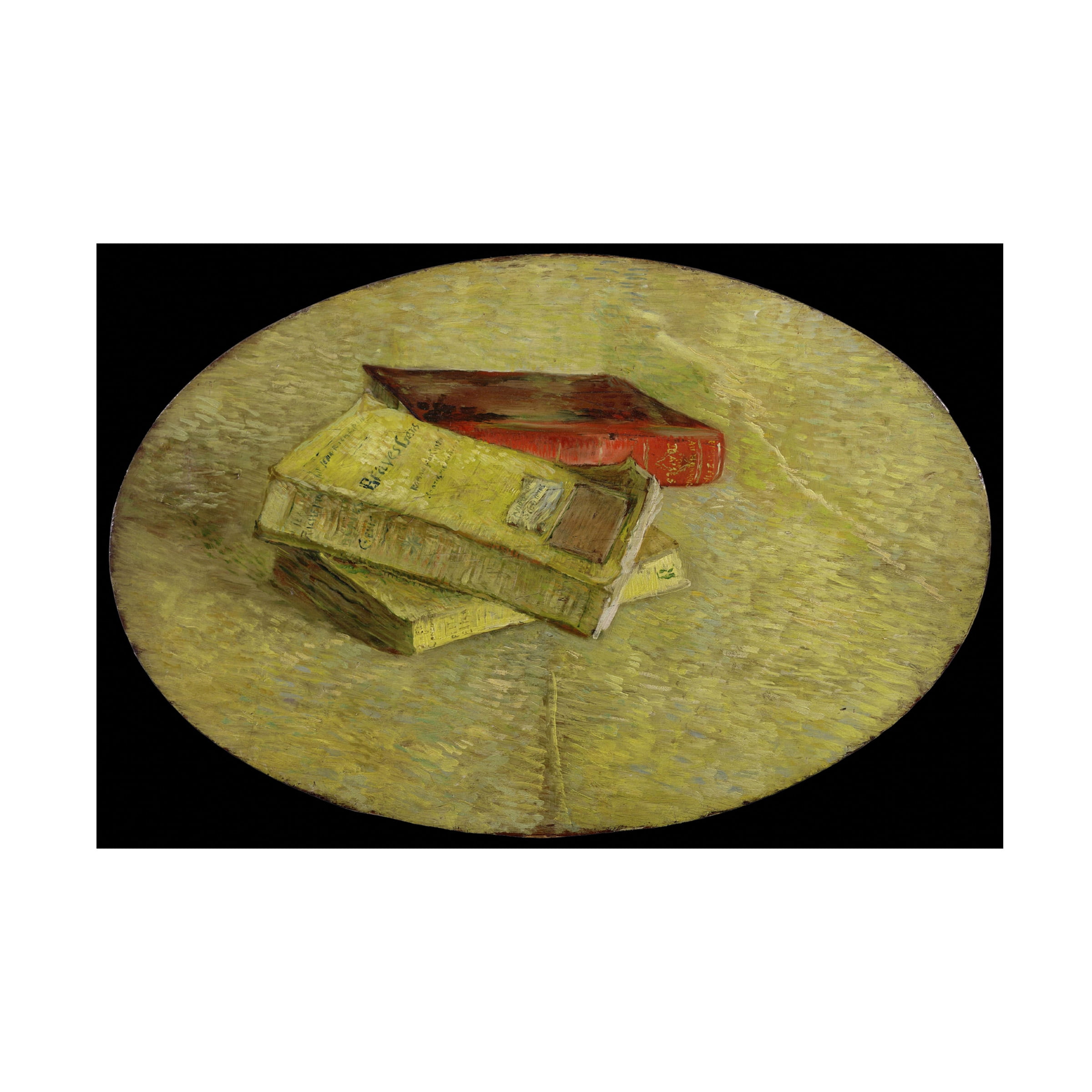 Van Gogh 'Three Books' Canvas Art