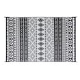 thumbnail image 1 of Pure Garden 8x10 Waterproof Outdoor Patio Rug with LED Lights, Gray, 1 of 6