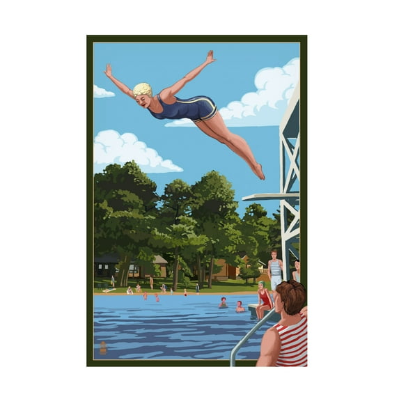 Lantern Press 'People 78' Canvas Art