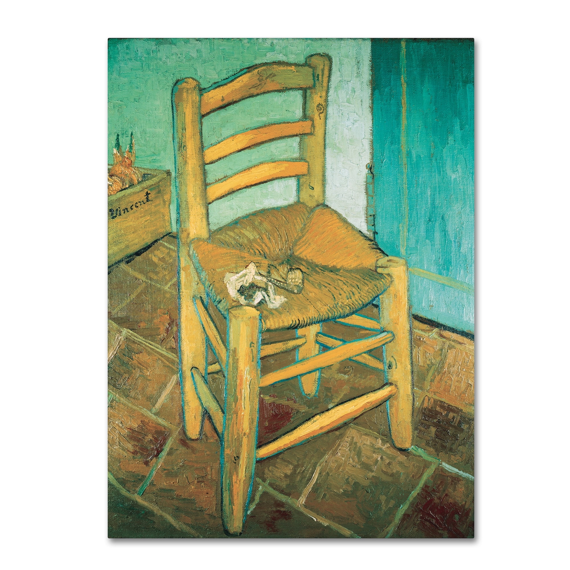 Vincent Van Gogh's Chair Print on Canvas, 37" x 49"