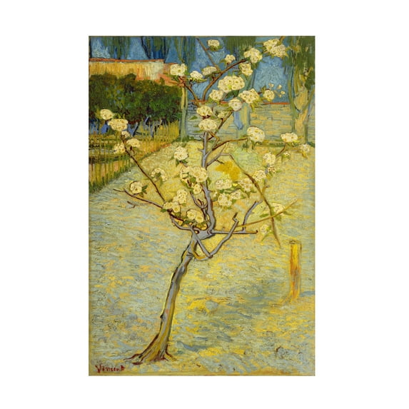 Van Gogh 'Small Pear Tree In Blossom' Canvas Art