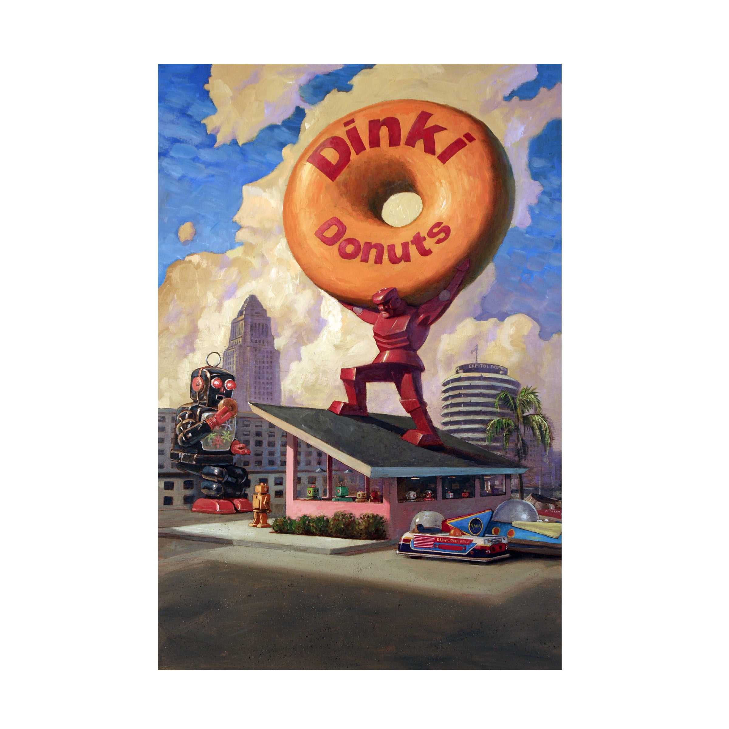 Eric Joyner 'Robo Atlas' Canvas Art