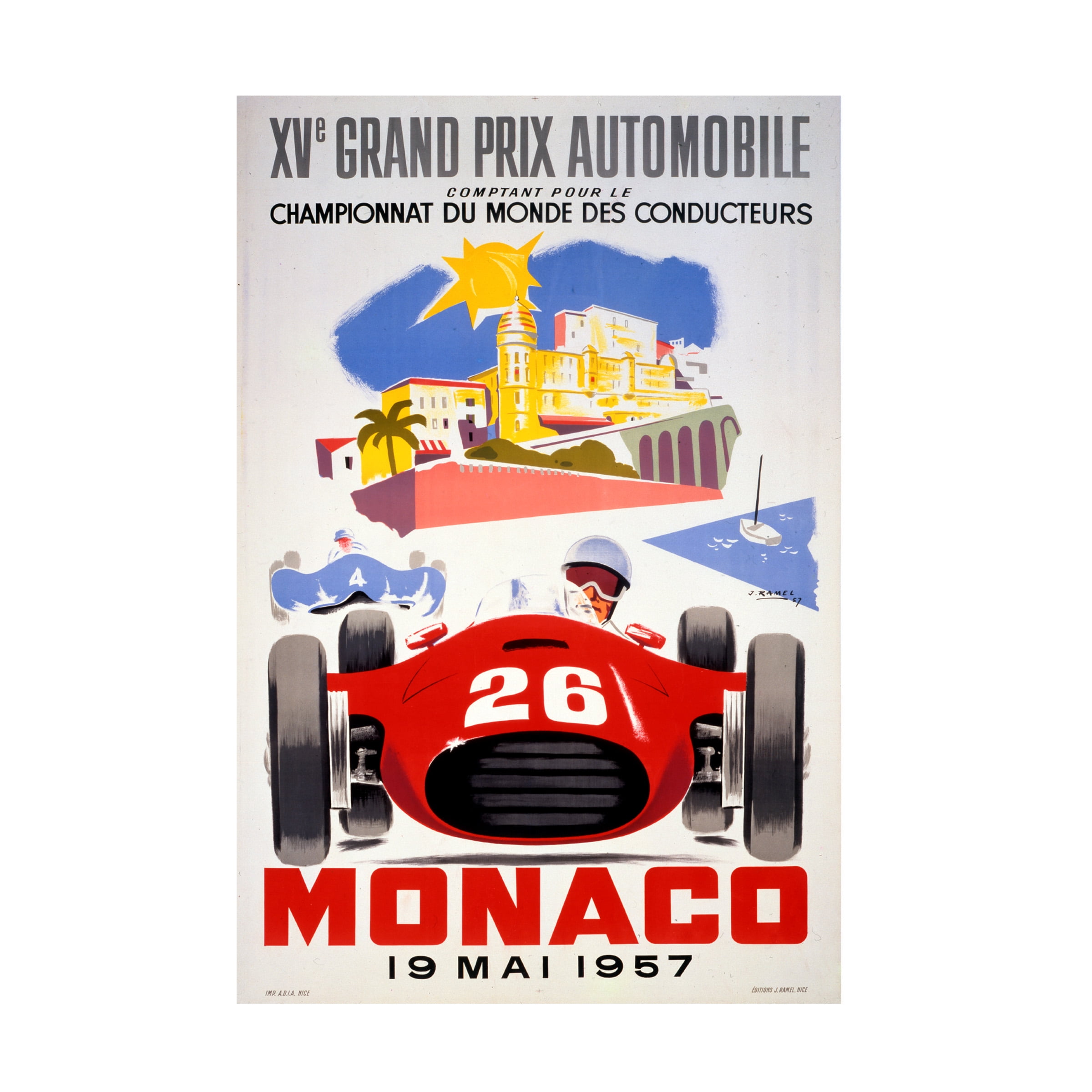 Lantern Press 'Racing 6' Canvas Art