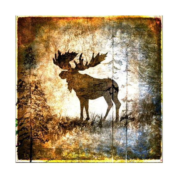 LightBoxJournal 'High Country Moose' Canvas Art