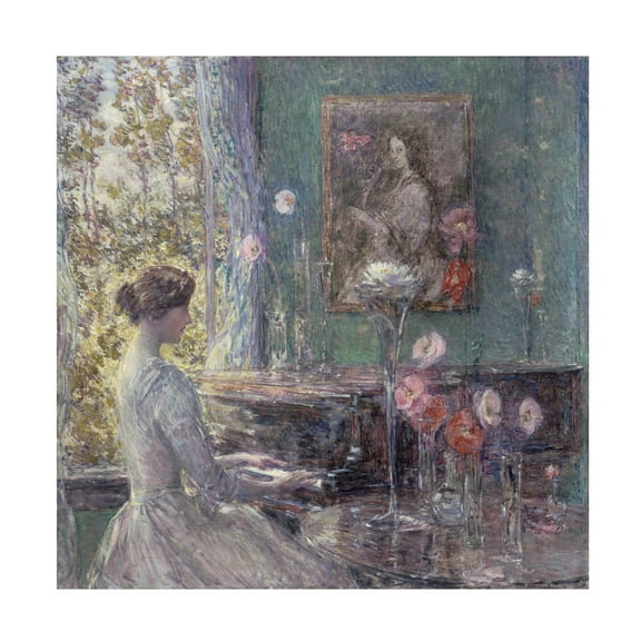 Childe Hassam 'Improvisation' Canvas Art