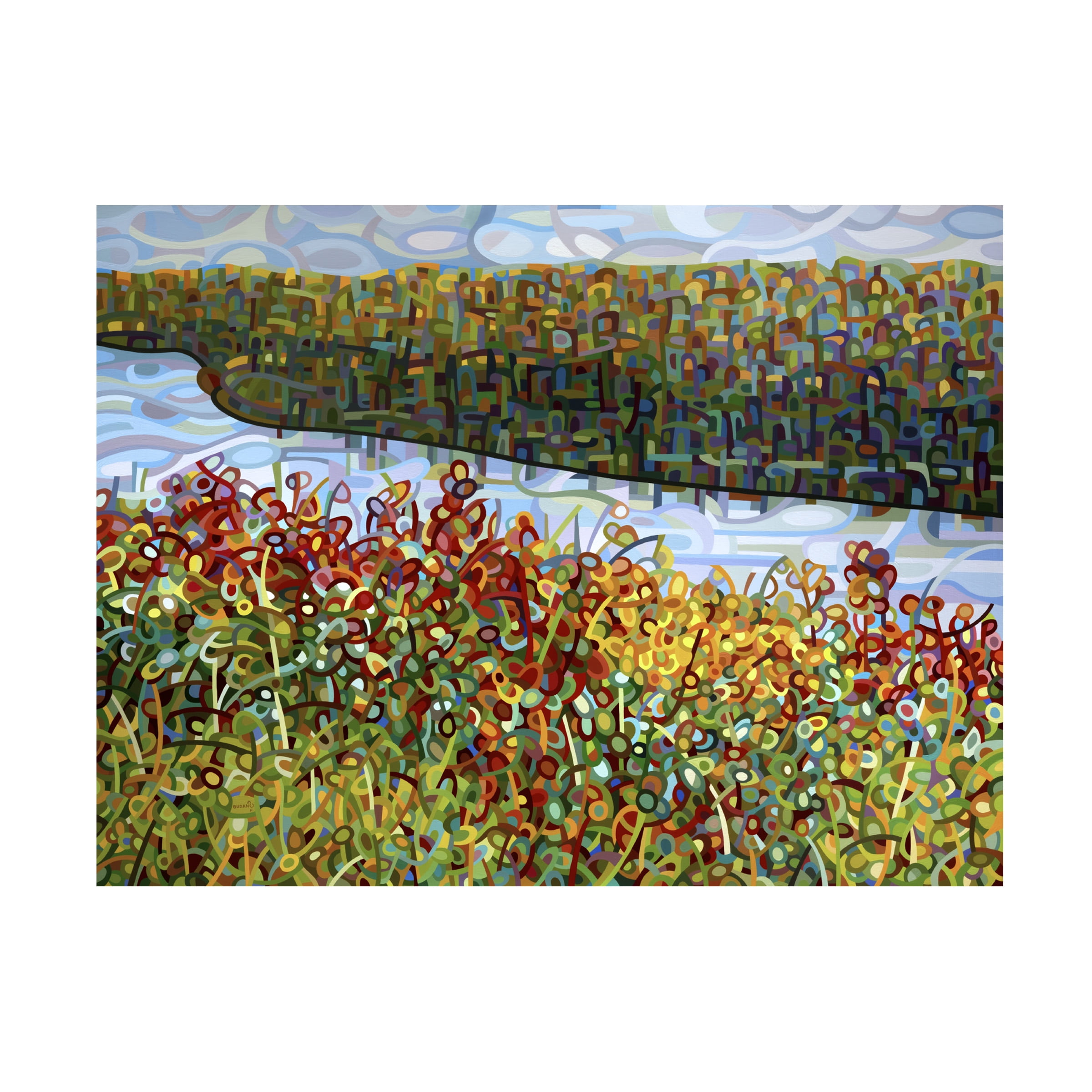 Mandy Budan 'The River' Canvas Art