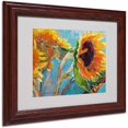 thumbnail image 1 of Richard Wallich 'Sun 11' Matted Framed Art, 1 of 3