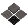 thumbnail image 1 of Pure Garden 6PK Interlocking Deck Tiles All Weather Outdoor Flooring, Gray, 1 of 10