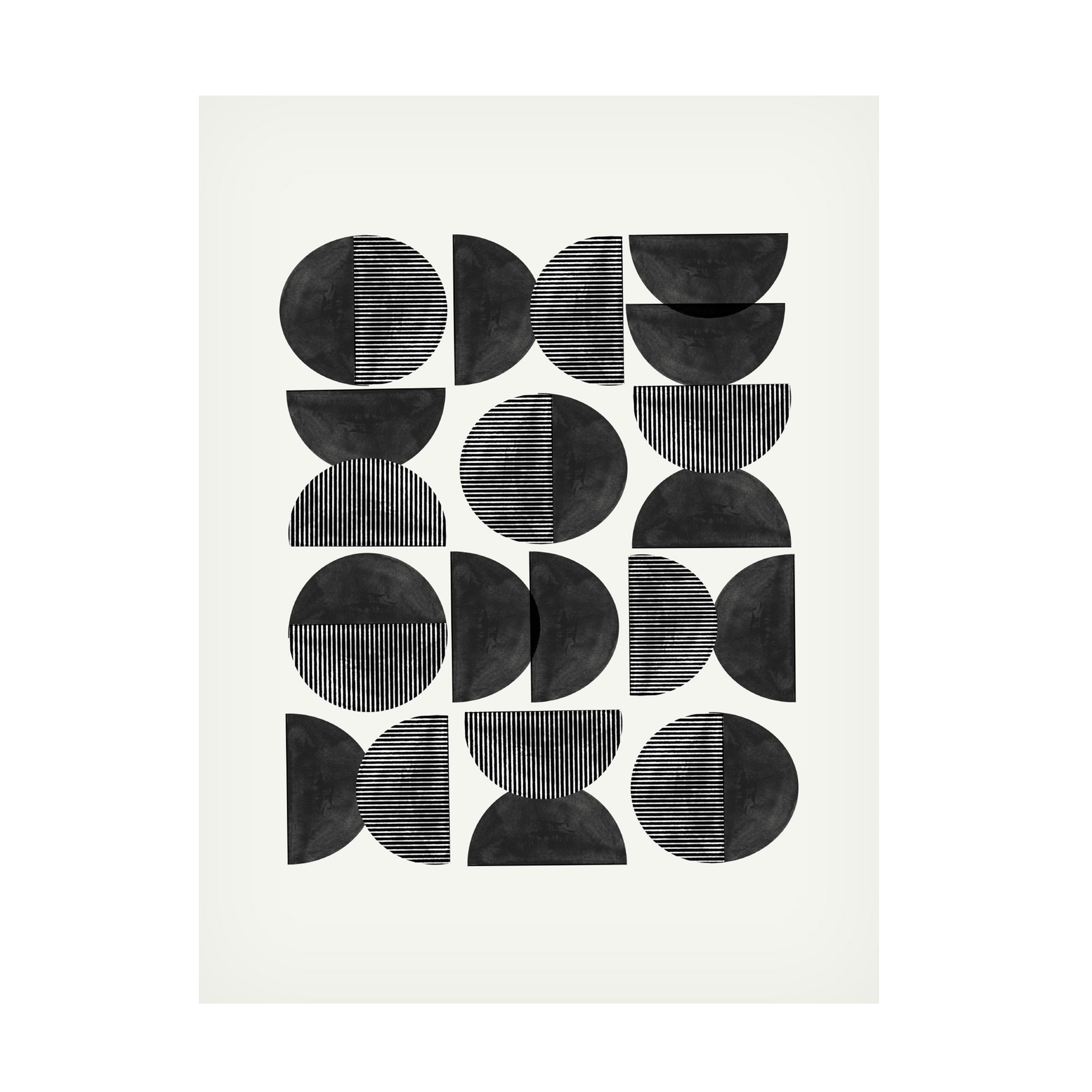 THE MIUUS STUDIO 'Mid Century, Geometric' Canvas Art