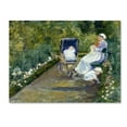 thumbnail image 1 of Cassatt 'Children In The Garden With Nanny' Canvas Art, 1 of 3