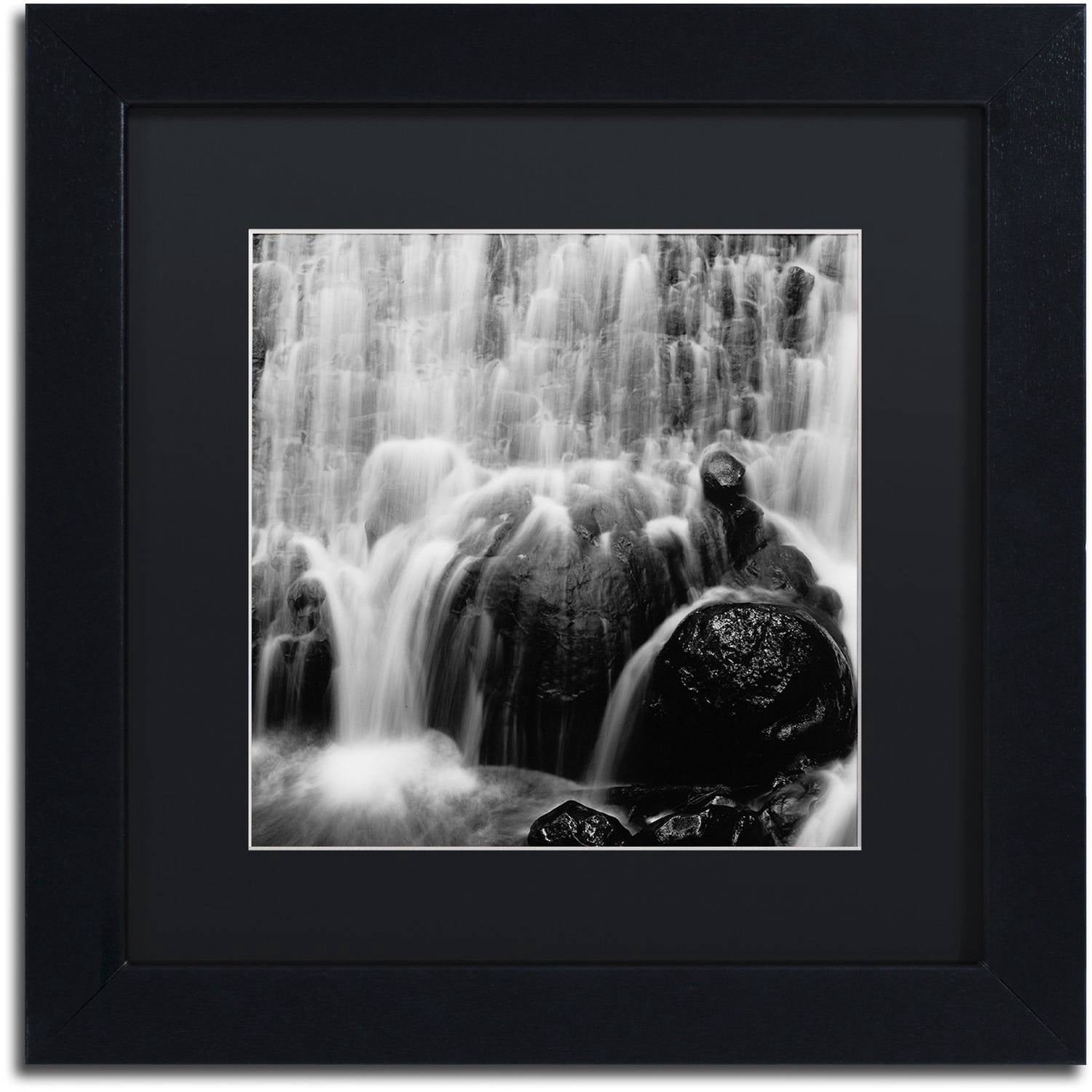 Moises Levy 'Velo de Novia' Black Matted Framed Art