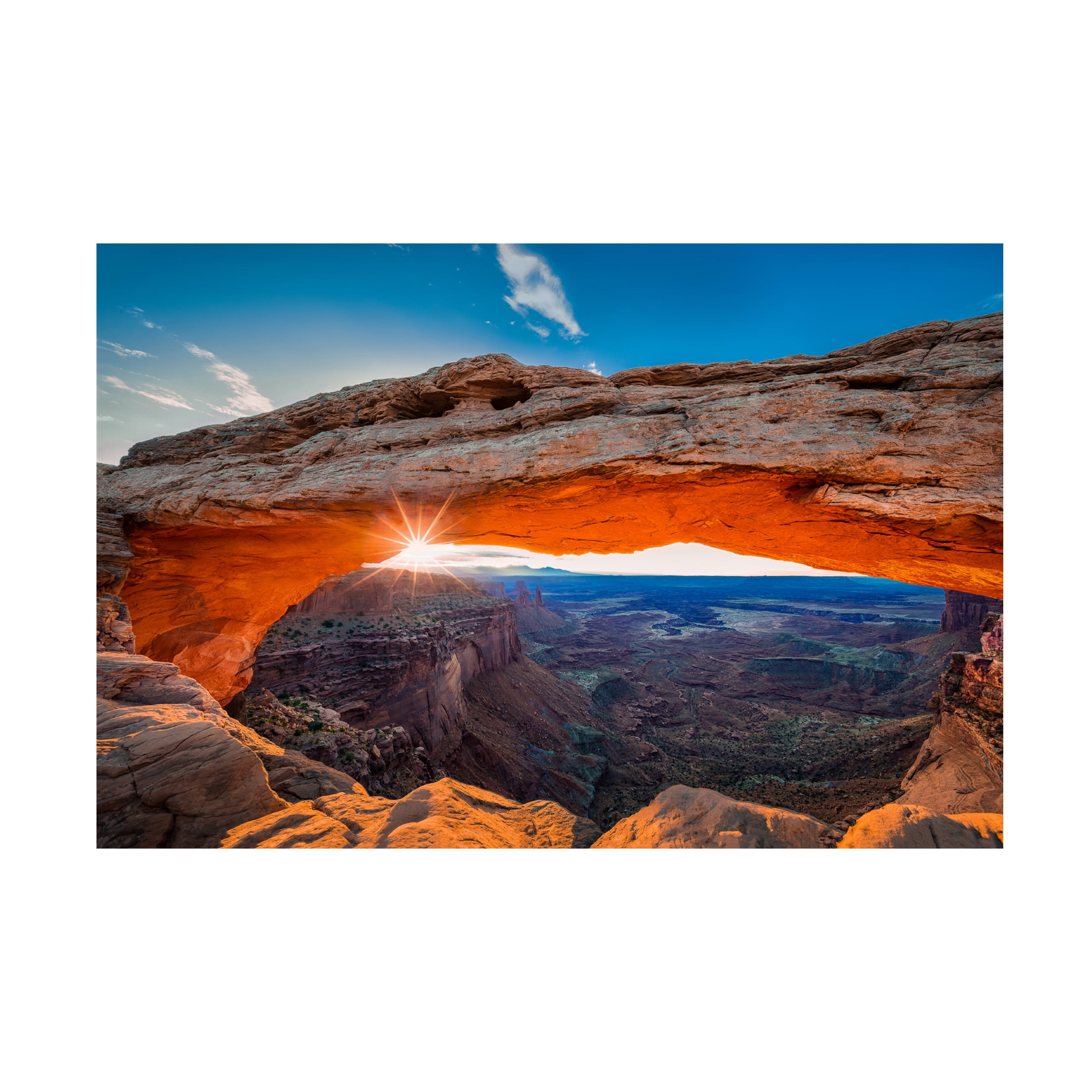 Michael Zheng 'Sunrise At Mesa Arch' Canvas Art