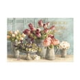 thumbnail image 1 of Trademark Fine Art Danhui Nai Marche Des Fleurs Blue Gold Canvas Wall Art - 22x32, 1 of 4