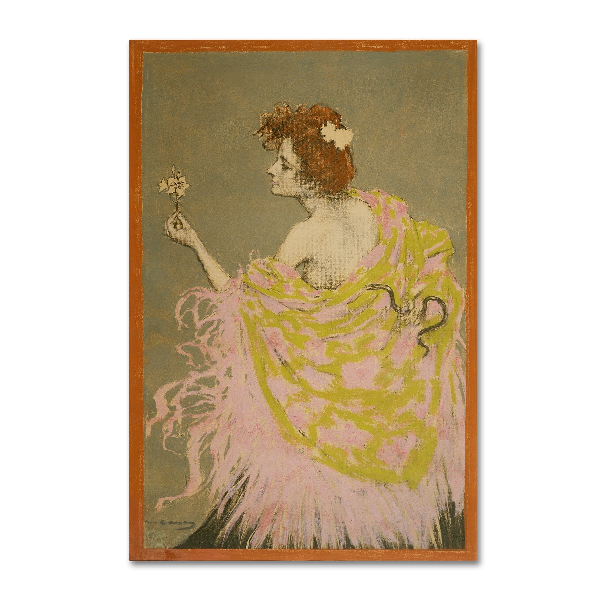 Ramon Casas 'Design For Poster Sifilis' Canvas Art
