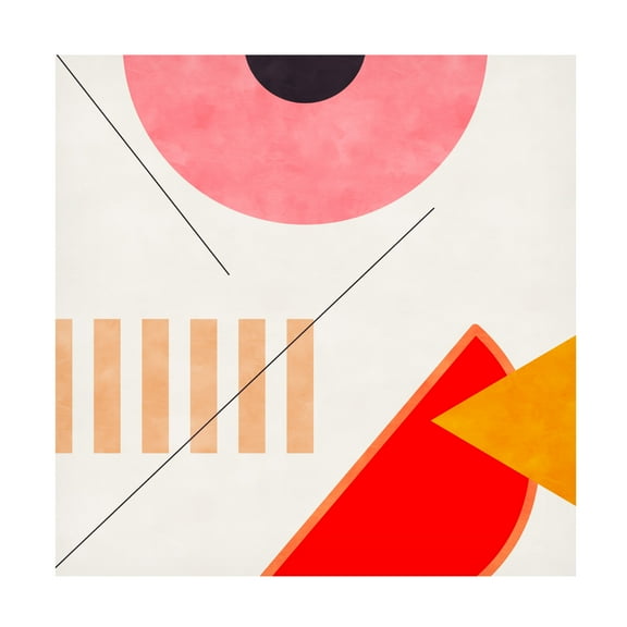 Ana Rut Bre 'Mid Bauhaus Geometry 2' Canvas Art