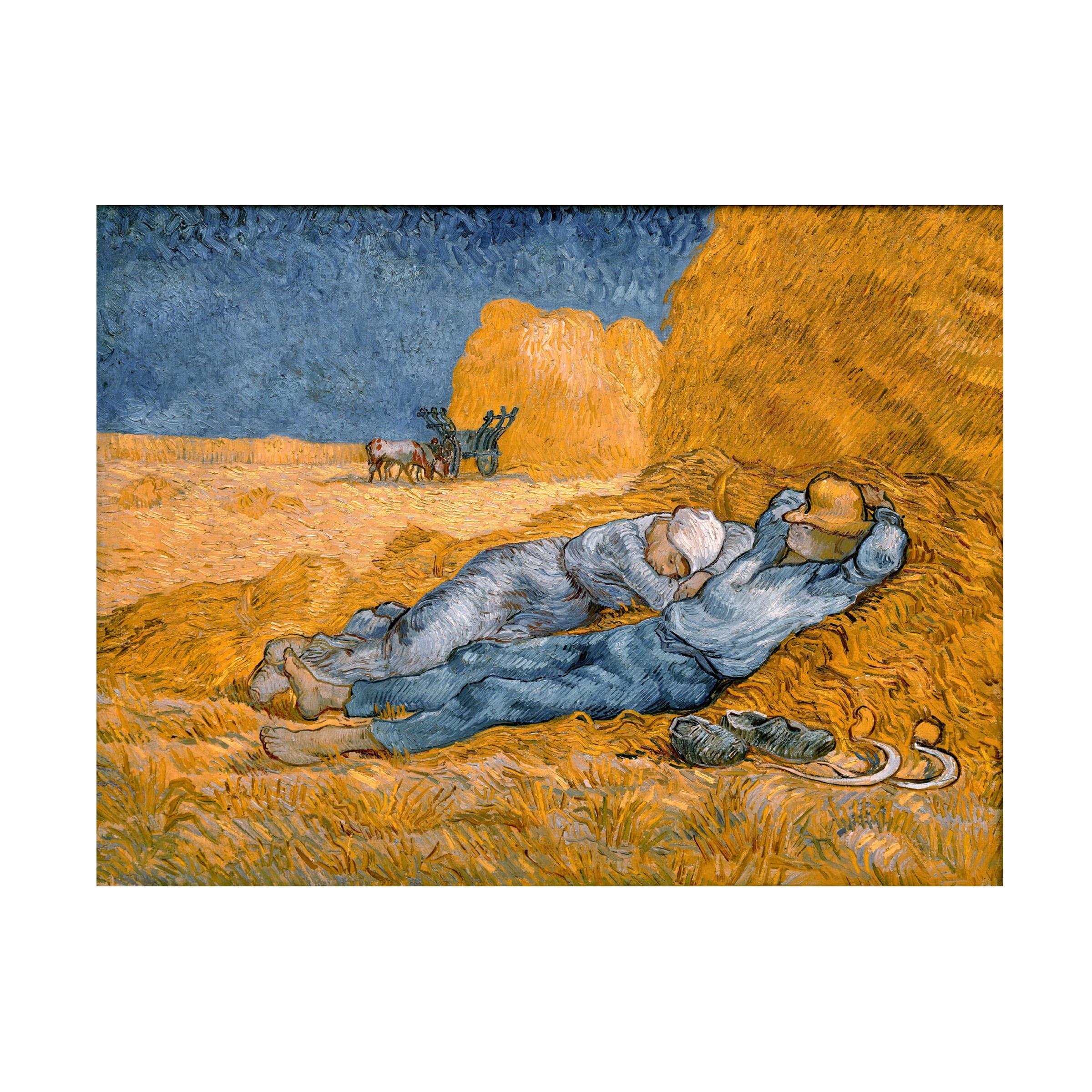 Van Gogh 'Rest From Work' Canvas Art