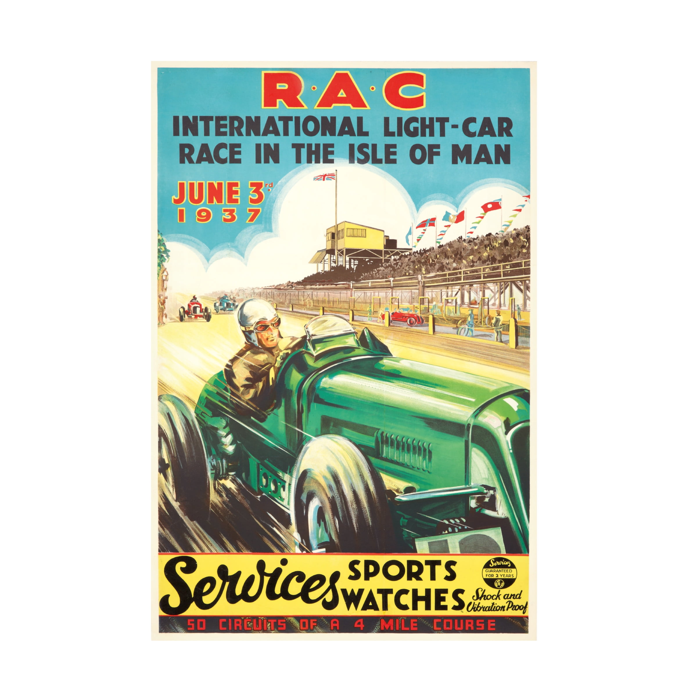 Lantern Press 'Car 13' Canvas Art