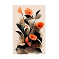 thumbnail image 1 of Canvas Wall Art - Treechild 'Coral Flowers' Wall Art for Living Room, Bedroom, or Office Décor by Trademark Fine Art - 22 x 32 Inches - 22x32, 1 of 4