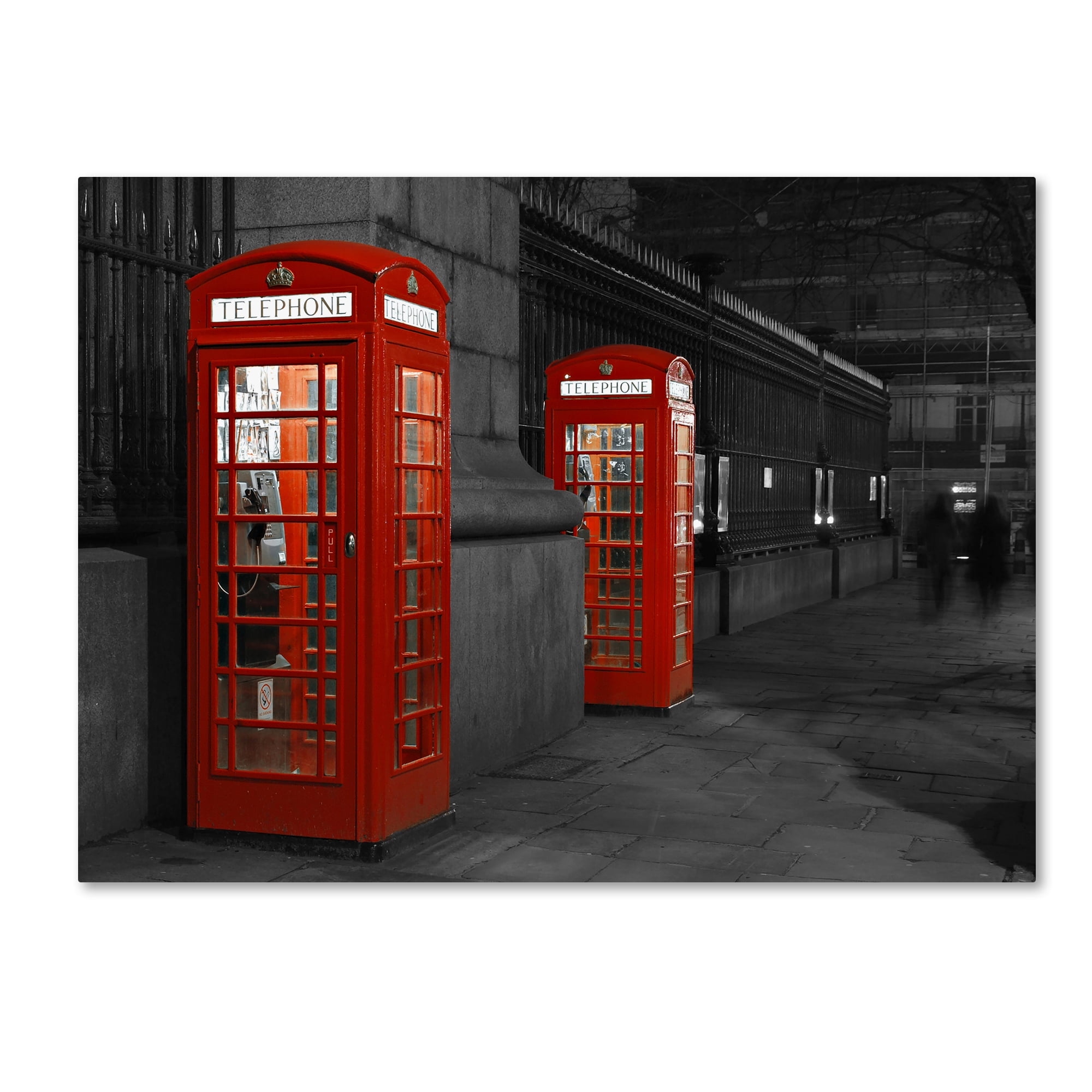Jan Lykke 'Phone To A Ghost' Canvas Art