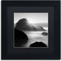 Moises Levy Long Sunset at Indian Beach Matted Framed Wall Art