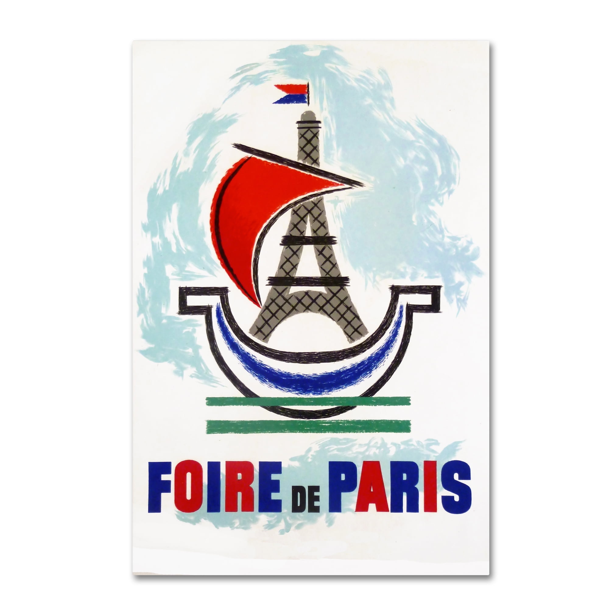 Vintage Apple Collection 'Foire De Paris' Canvas Art
