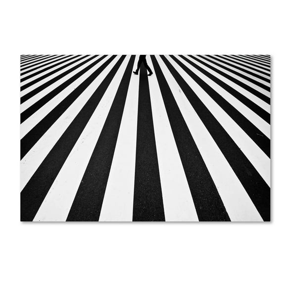 Kouji Tomihisa 'Stripe' Canvas Art