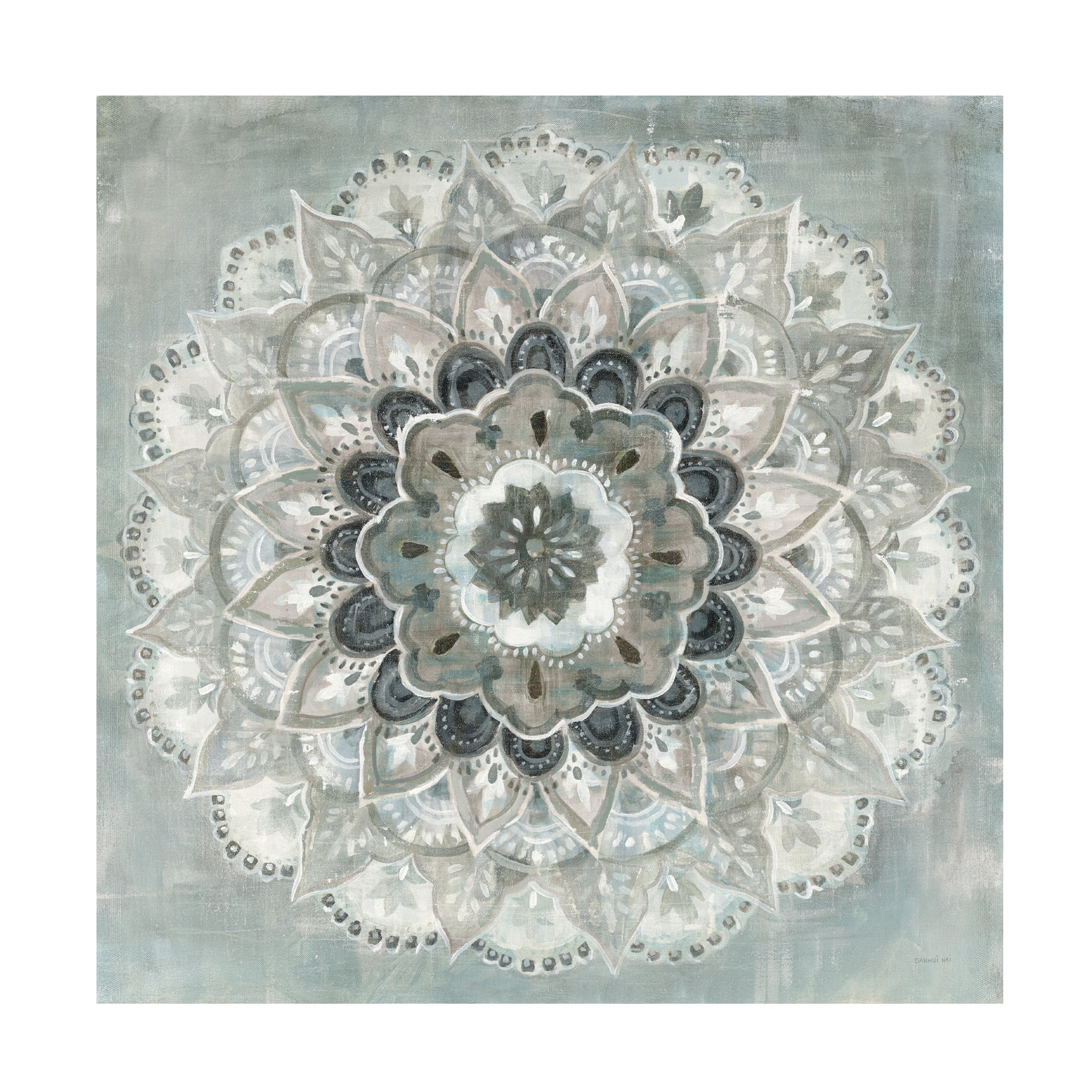 Danhui Nai 'Sunburst Neutral' Canvas Art