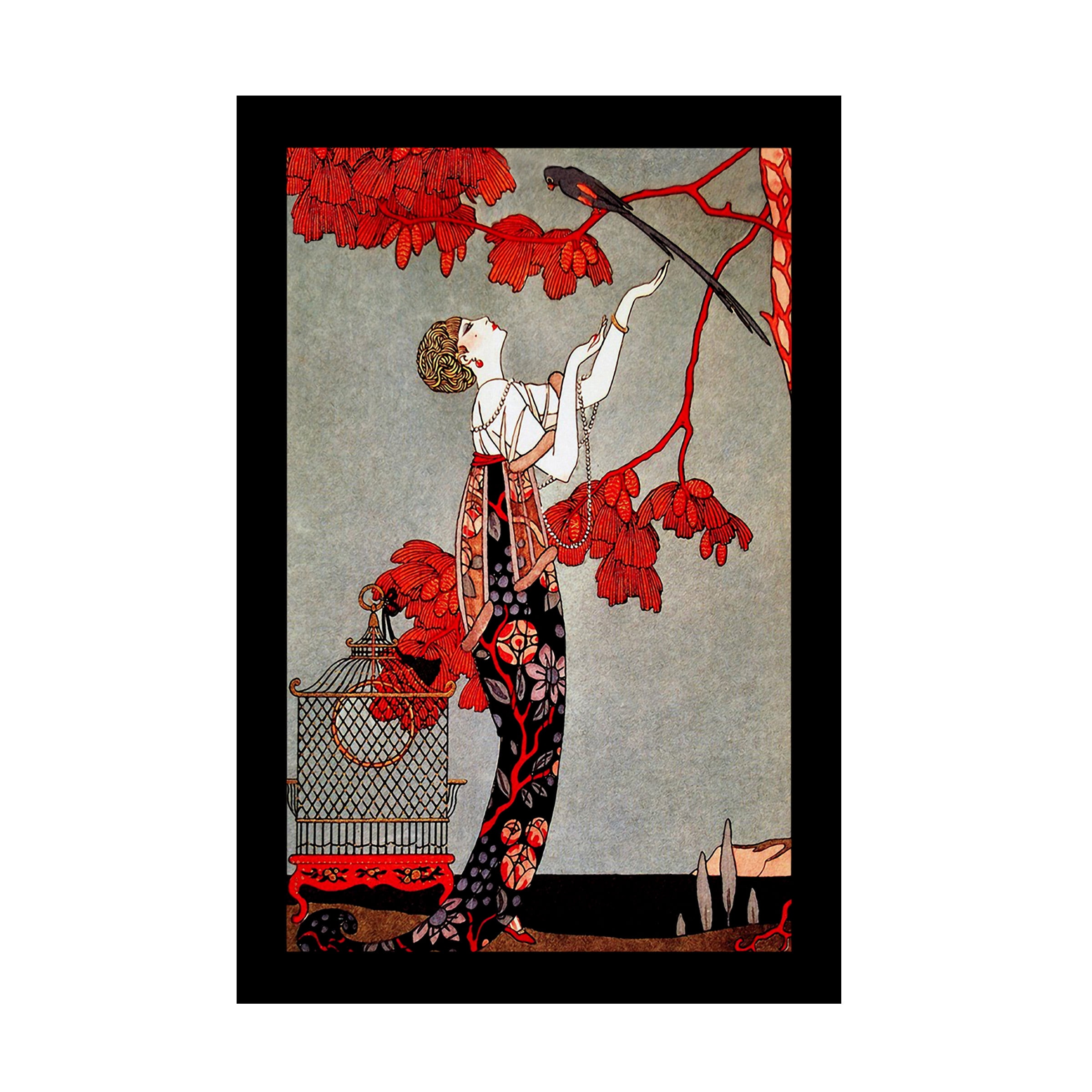 Vintage Lavoie 'Deco 27' Canvas Art