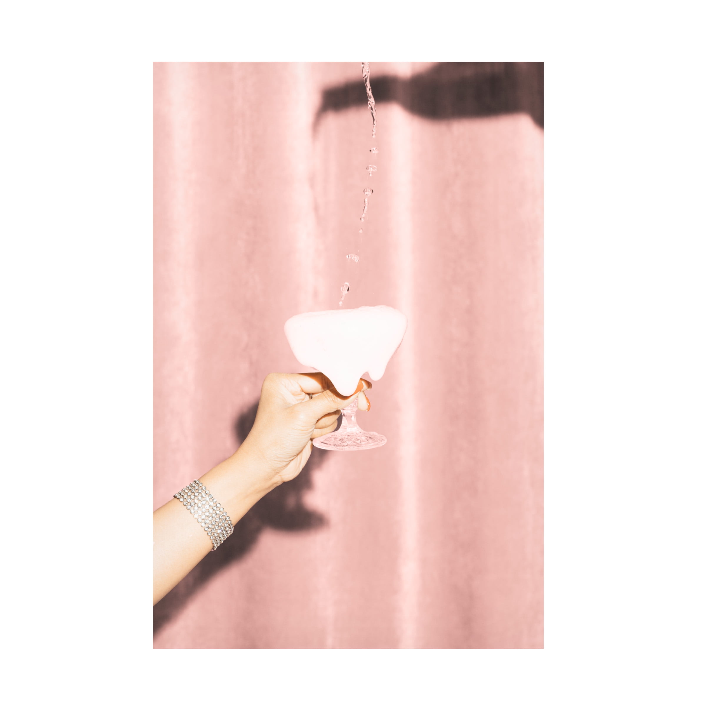 1x Studio III 'Heres To Pink 05' Canvas Art