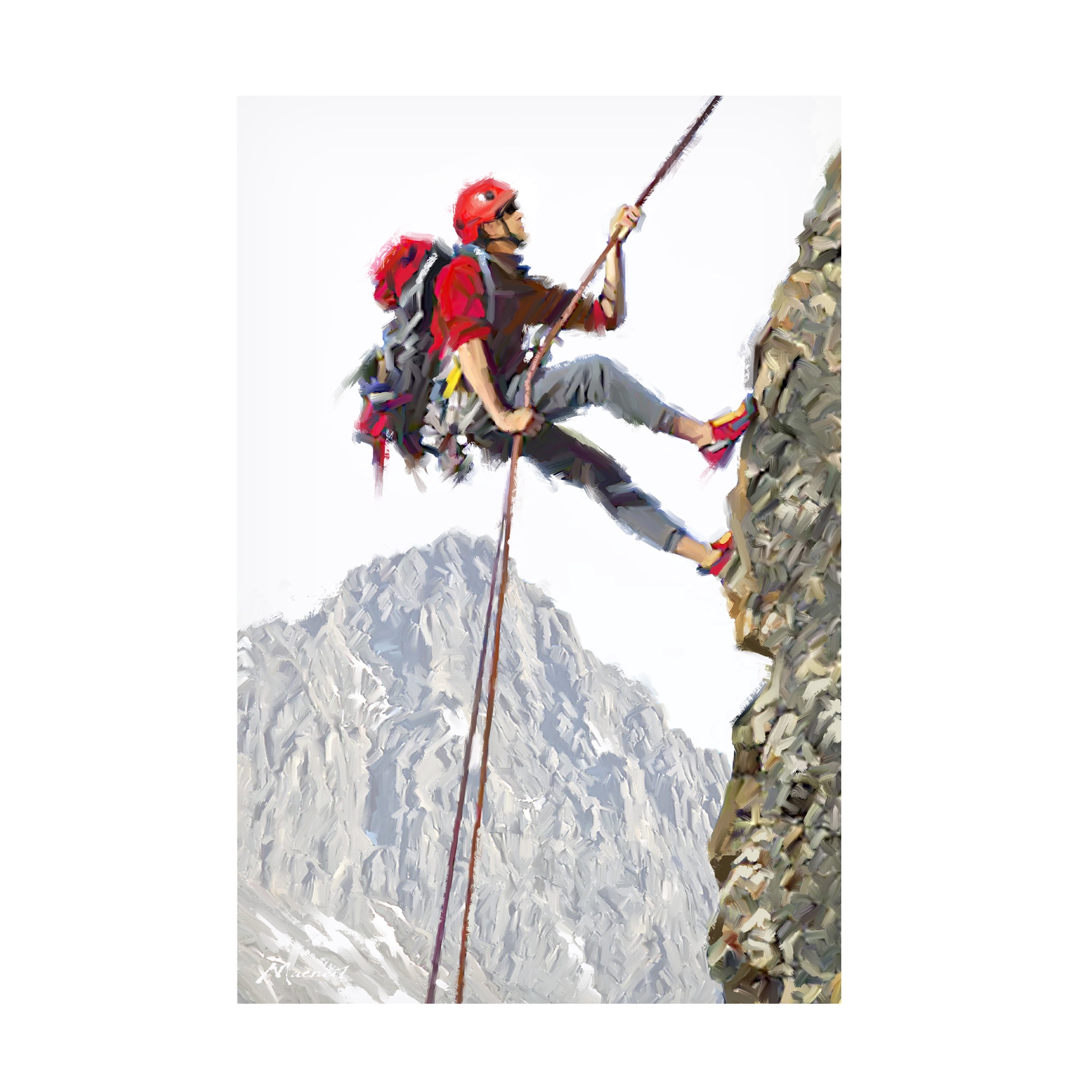 The Macneil Studio 'Climber' Canvas Art