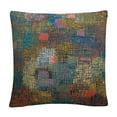 thumbnail image 1 of Paul Klee 'Colors From A Distance' 16 X 16 Decorative Throw Pillow, 1 of 4