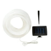 Pure Garden 32 FT Strand Solar Powered LED Rope Lights with 100 White Bulbs
