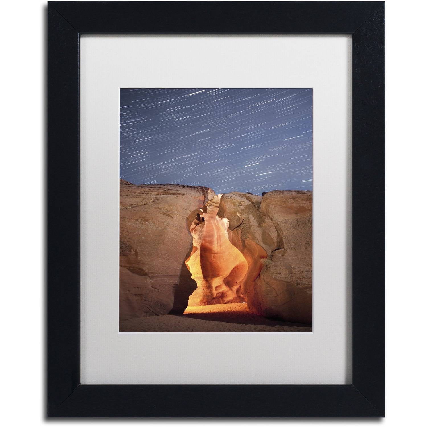 Moises Levy 'Flame' Matted Framed Art