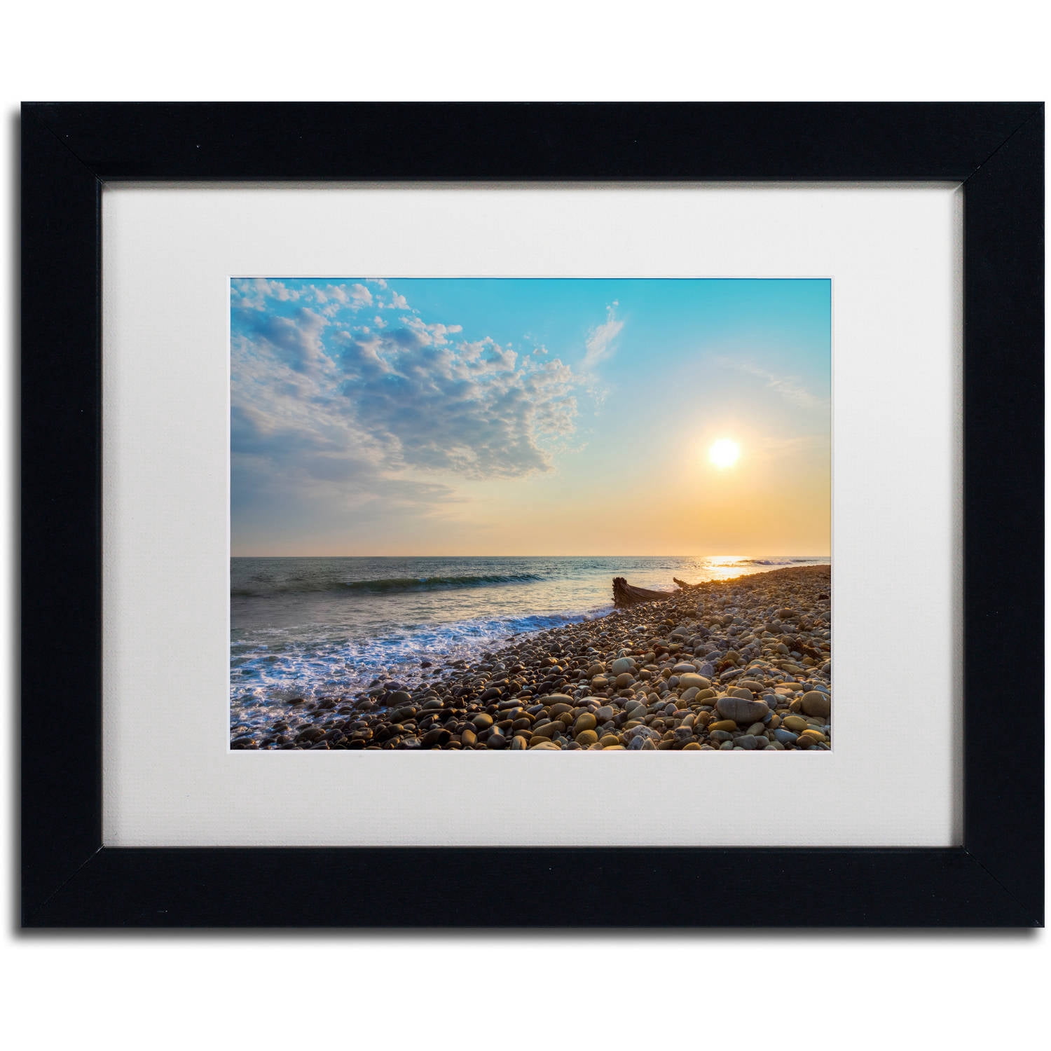 Chris Moyer 'Rockin Sunset' Matted Framed Art