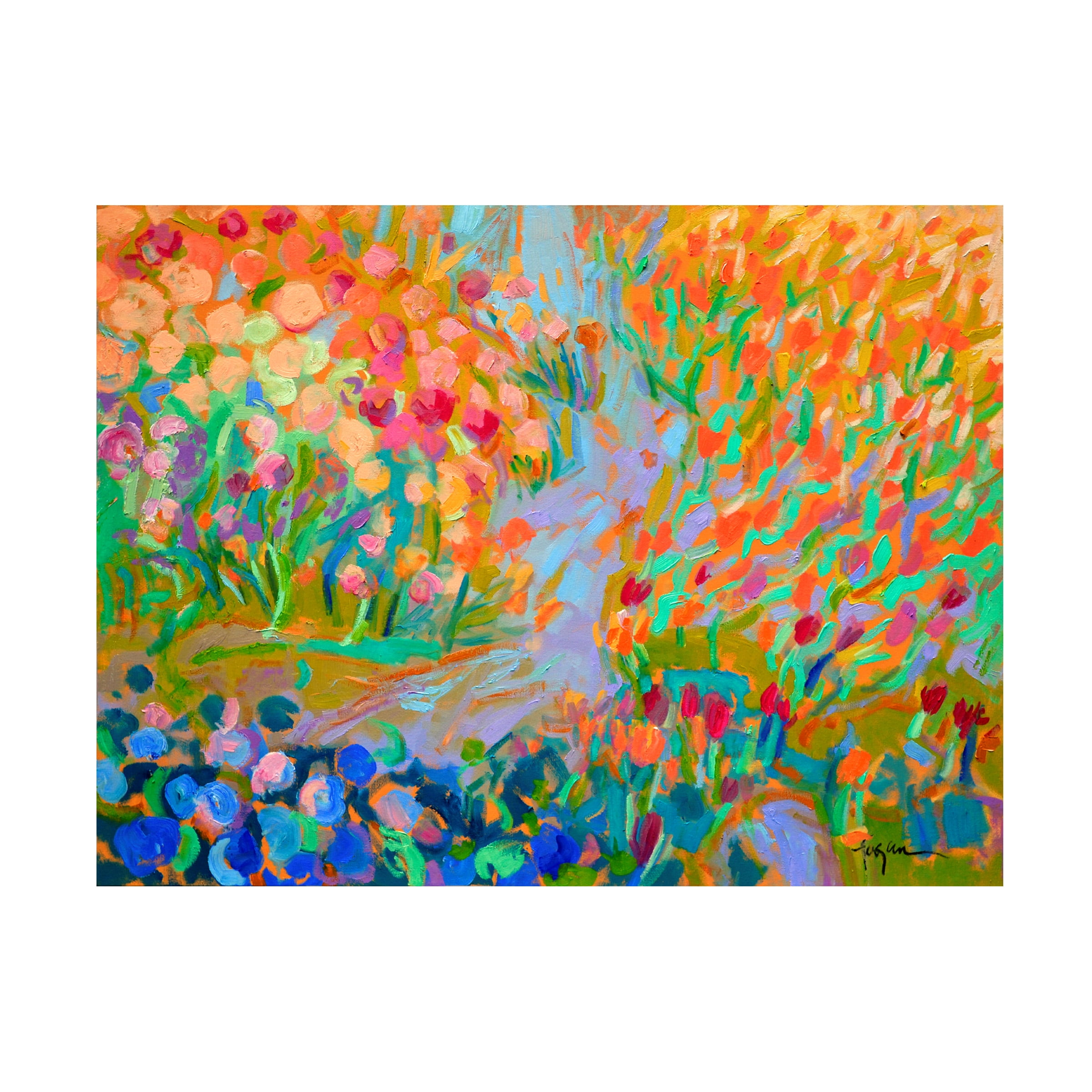 Dorothy Fagan 'Gardenjoy' Canvas Art