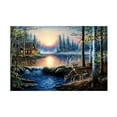 thumbnail image 1 of Trademark Fine Art Chuck Black Total Bliss Canvas Wall Art - 12x19, 1 of 4