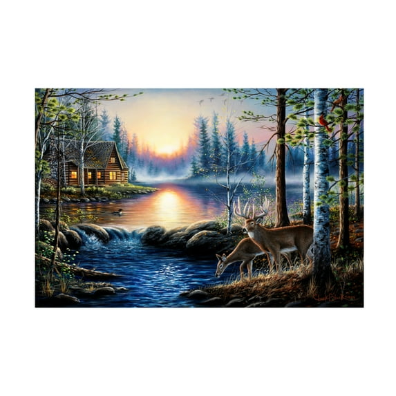 Trademark Fine Art Chuck Black Total Bliss Canvas Wall Art - 30x47