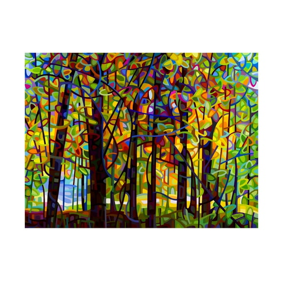 Trademark Fine Art Mandy Budan Standing Room Only Canvas Wall Art - 35x47