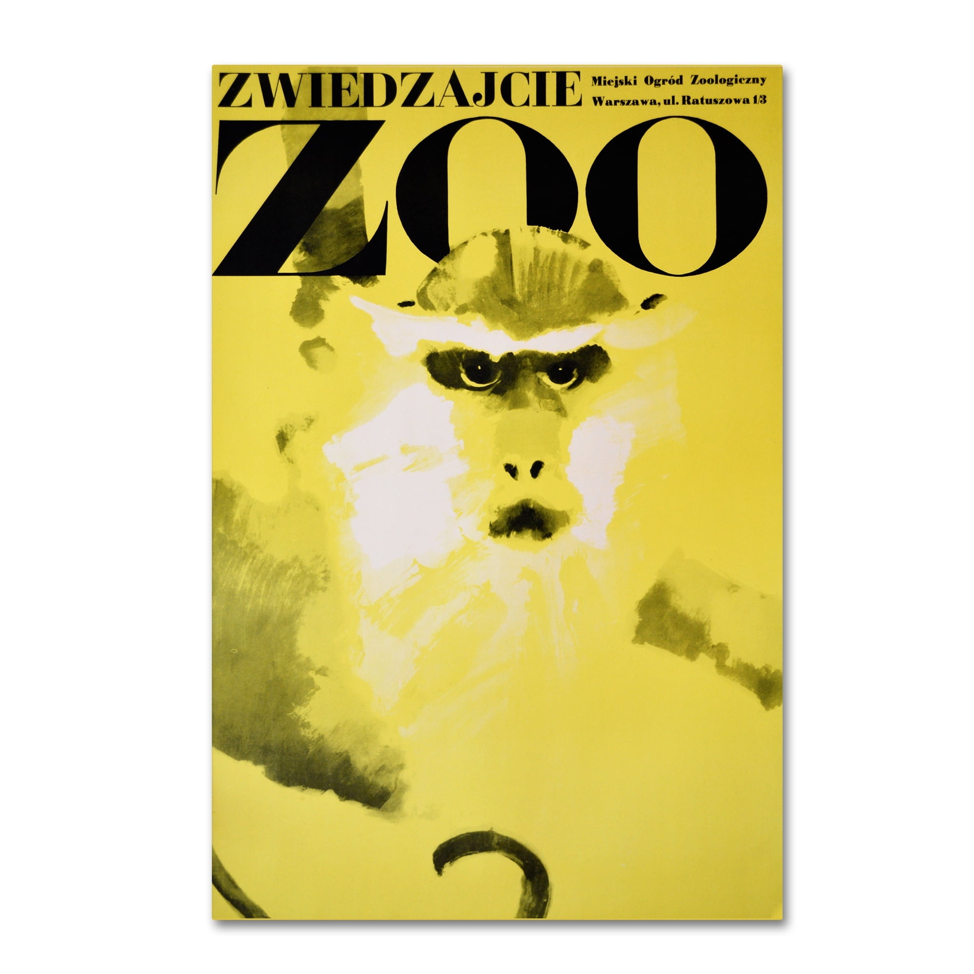Vintage Apple Collection 'Monkey-Zoo' Canvas Art