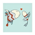 thumbnail image 1 of Carla Martell 'Two Little Love Fish' Canvas Art, 1 of 4