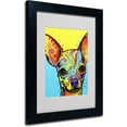 thumbnail image 1 of Matted art under acrylic in a black frame, 1 of 3