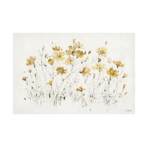 Trademark Fine Art Lisa Audit Wildflowers I Yellow Canvas Wall Art - 16x24