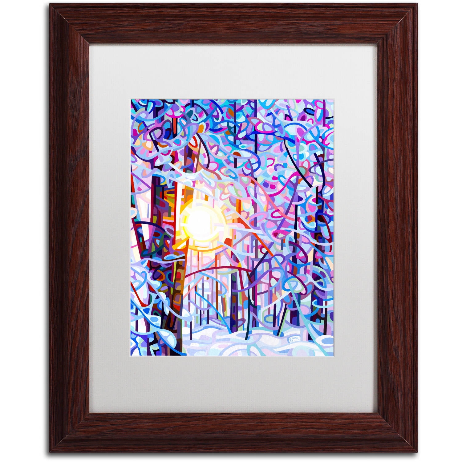 Mandy Budan 'Early Riser' Matted Framed Art