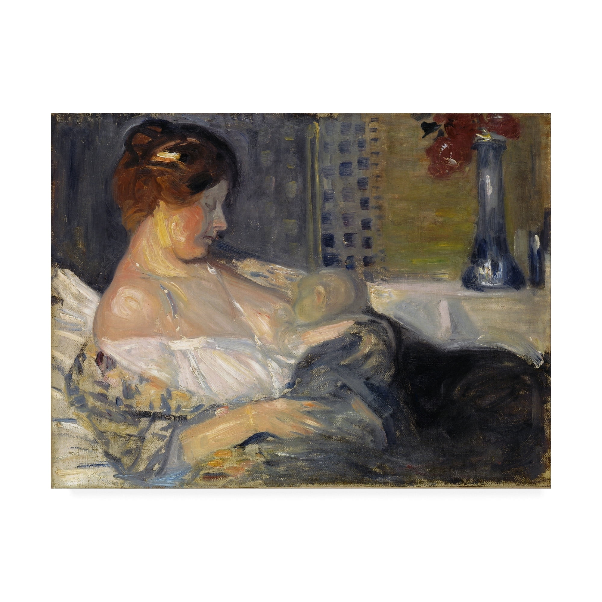 Janis Rozenthal 'Mother and Child' Canvas Art