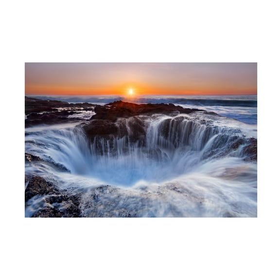 Trademark Fine Art Miles Morgan Thors Well Canvas Wall Art - 22x32