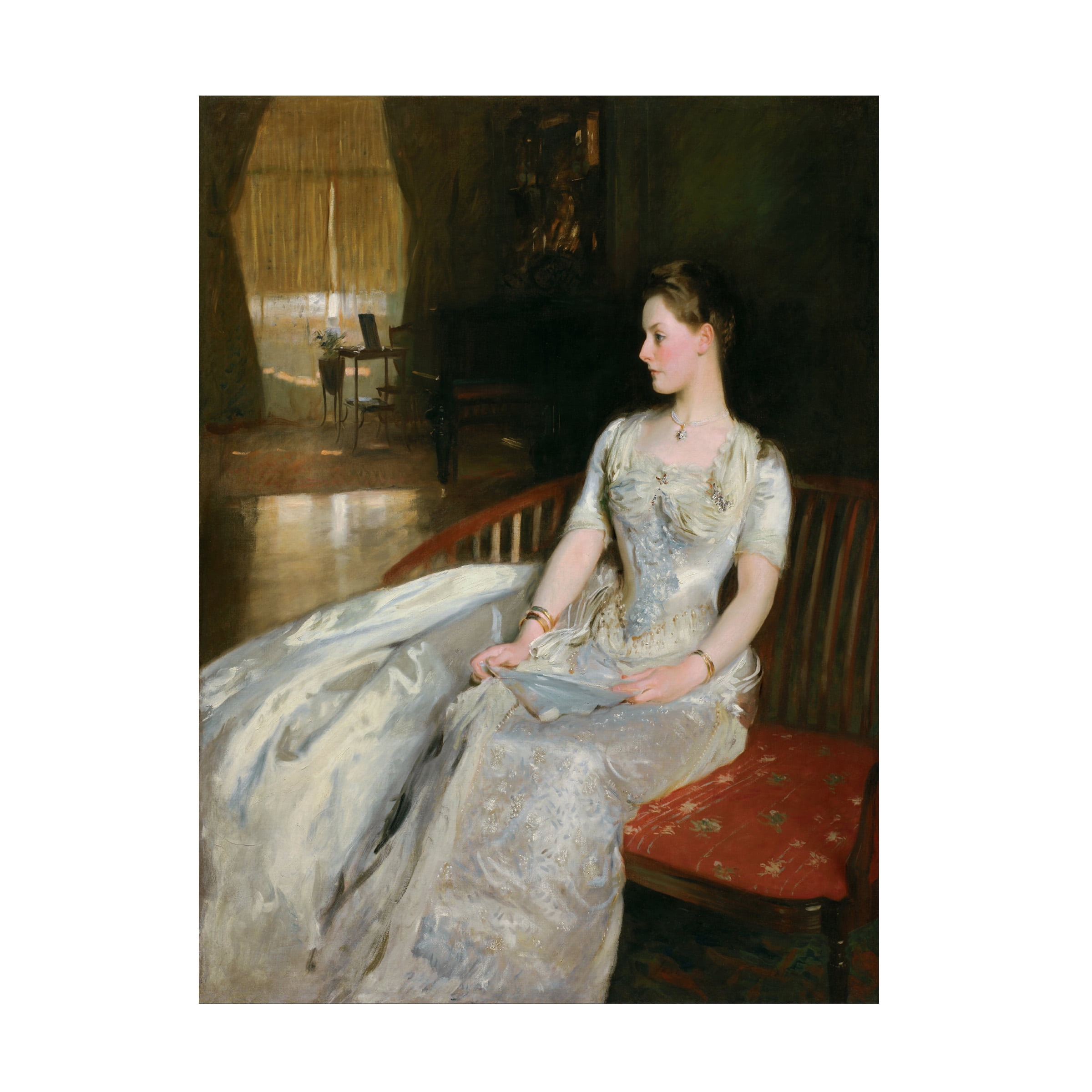 John Singer Sargent 'Mrs Cecil Wade' Canvas Art