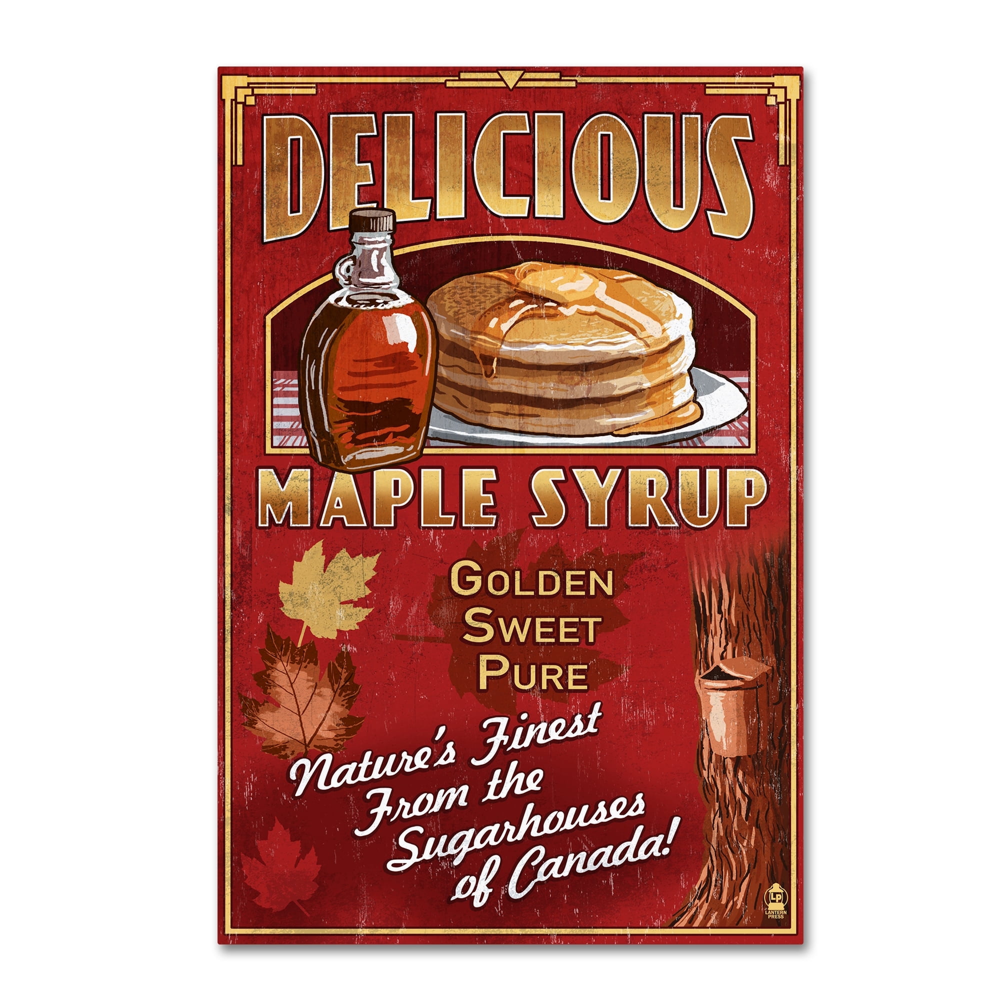 Lantern Press 'Pancakes' Canvas Art