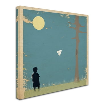 Tammy Kushnir 'Paper Airplane' Canvas Art